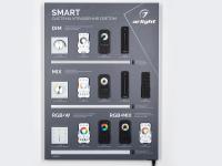 Стенд Системы Управления SMART 830x600mm (DB 3мм, пленка, лого)