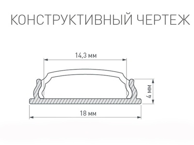 Экран ARH-BENT-W18-2000-Frost